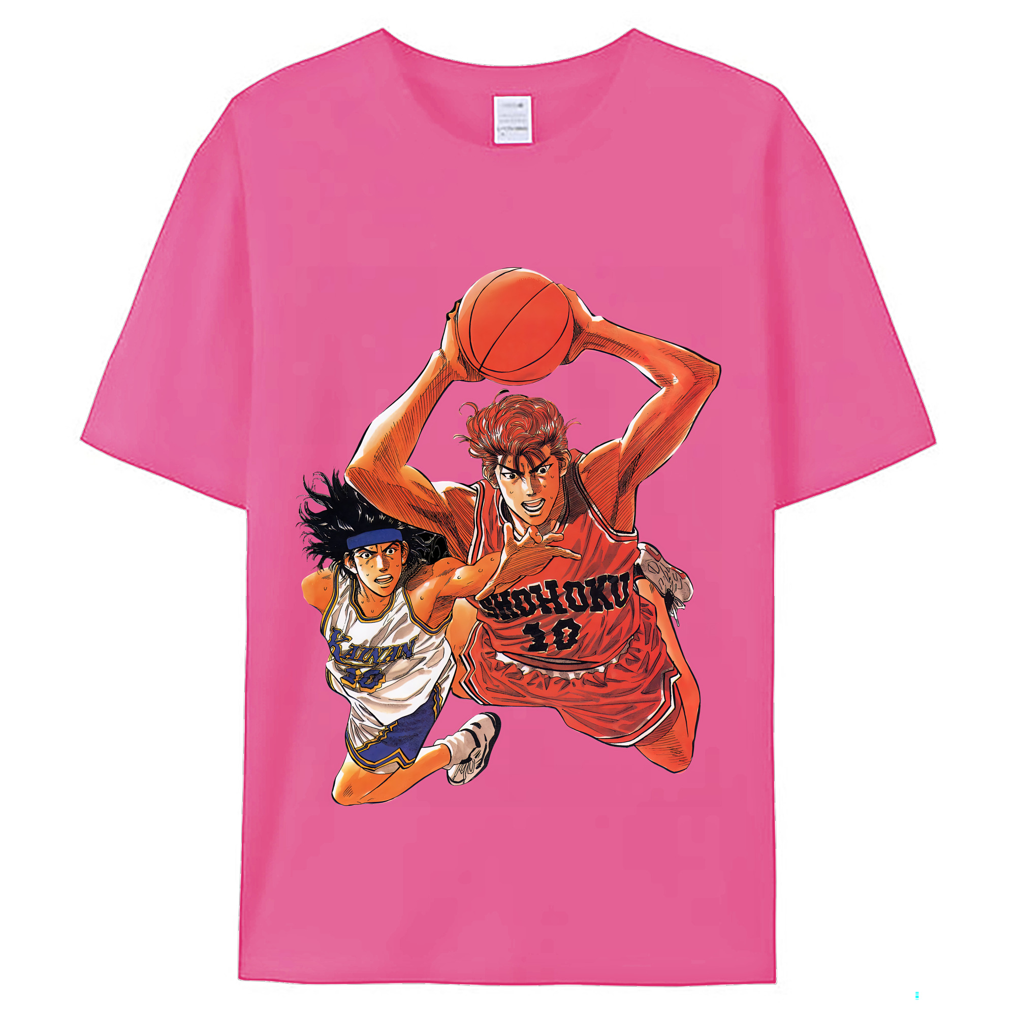 （画像用） SLAM DUNK／スラムダンク レディースカジュアルプリントTシャツ（綿100％）